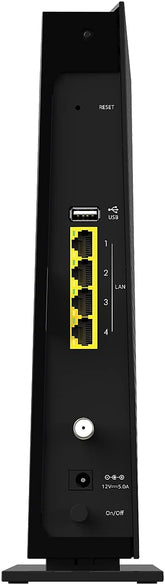 Cable Modem WiFi Router Combo C6300 | Compatible with Cable Providers Including Xfinity by Comcast, Spectrum, Cox for Cable Plans Up to 400Mbps | AC1750 WiFi Speed | DOCSIS 3.0
